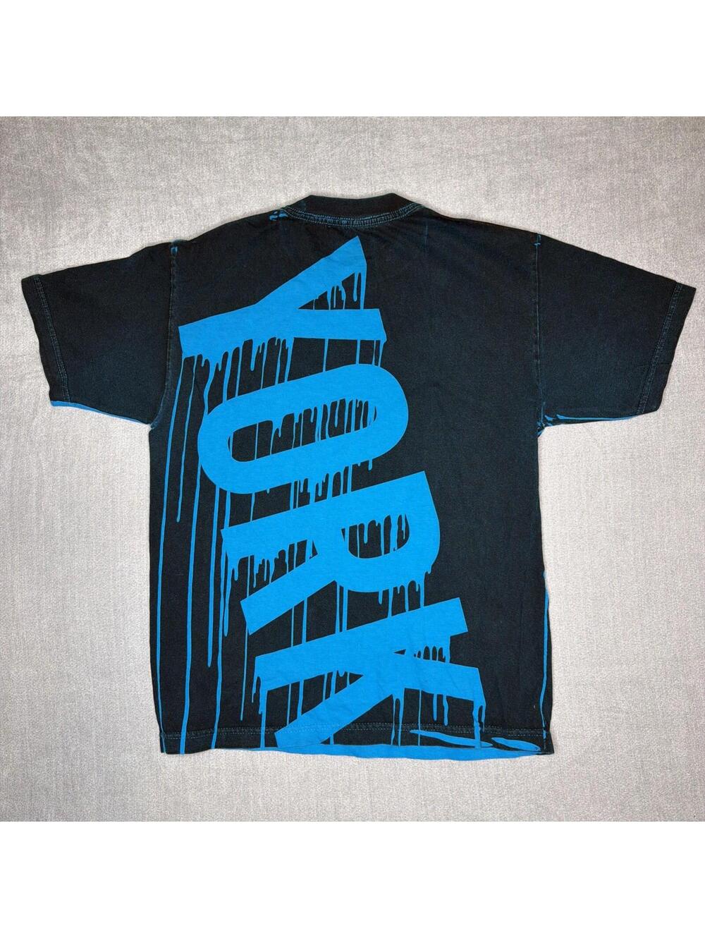 Zoo York Mens T-shirt Graffiti Men's Medium AOP Drip Y2K Streetwear Skater - Picture 7 of 9